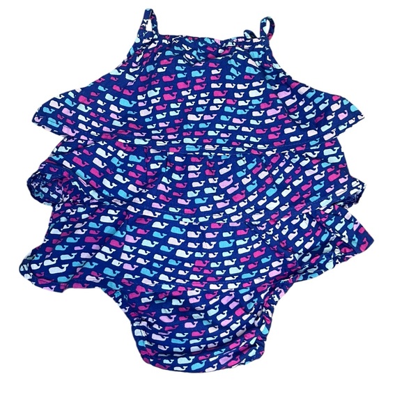 Vineyard Vines for Target,  0-3M Whale Print Bubble Romper - Picture 5 of 5